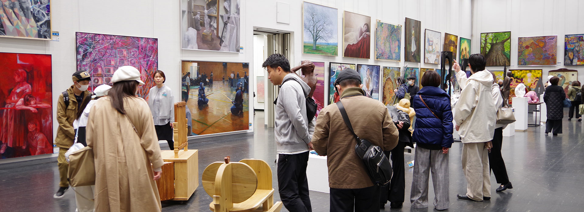 道展展覧会の様子