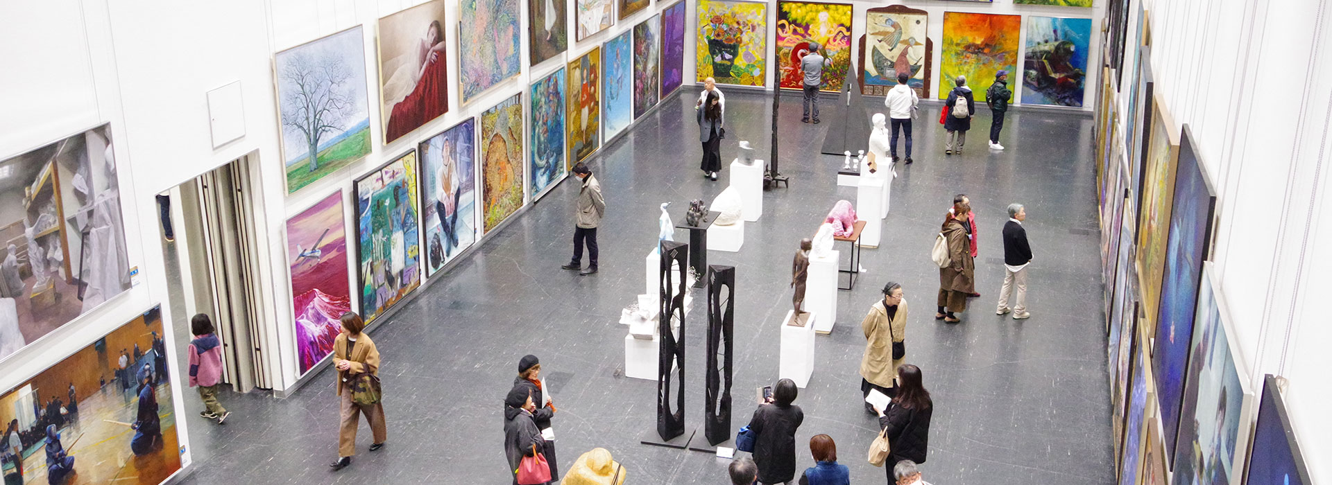 道展展覧会の様子