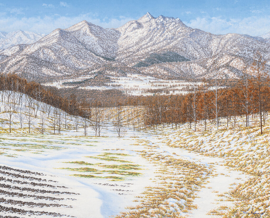 剣山山麓待春
