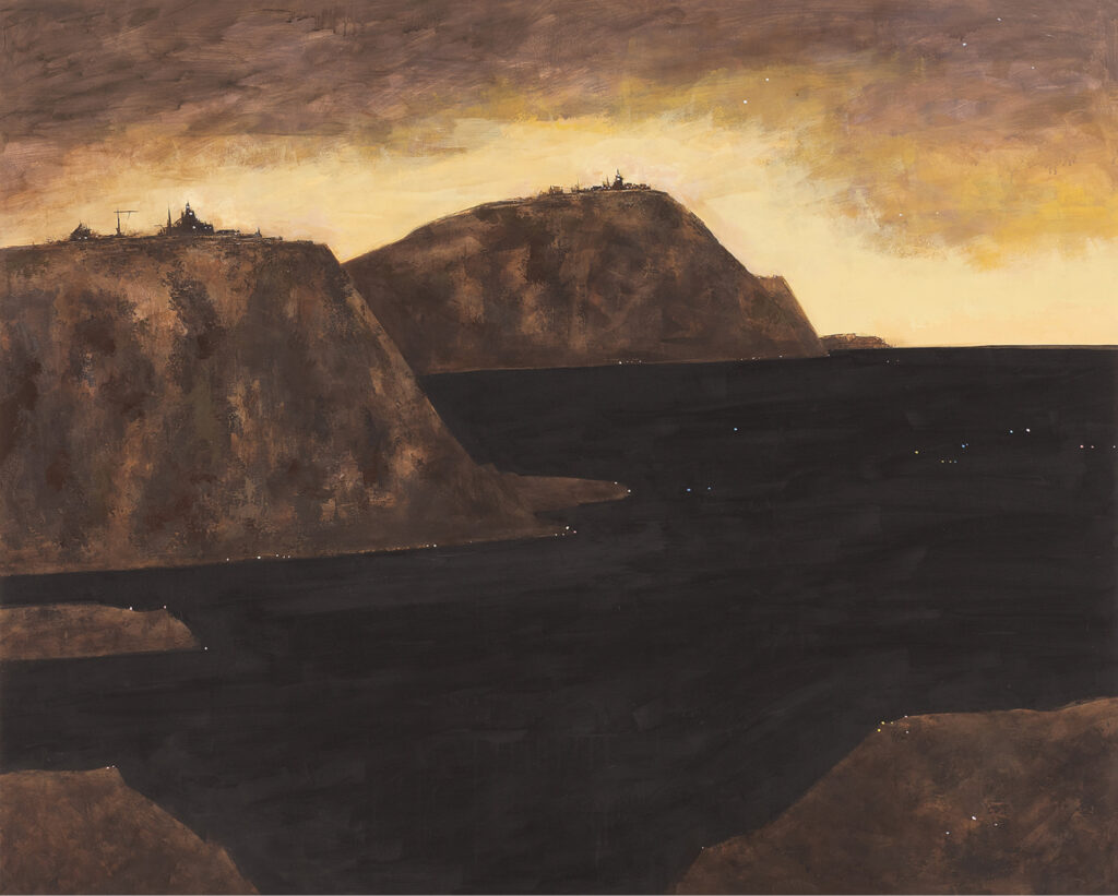 北の浜辺(夜明ける)